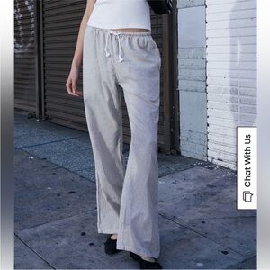 John Galt Sand Striped Anastasia Sweatpants